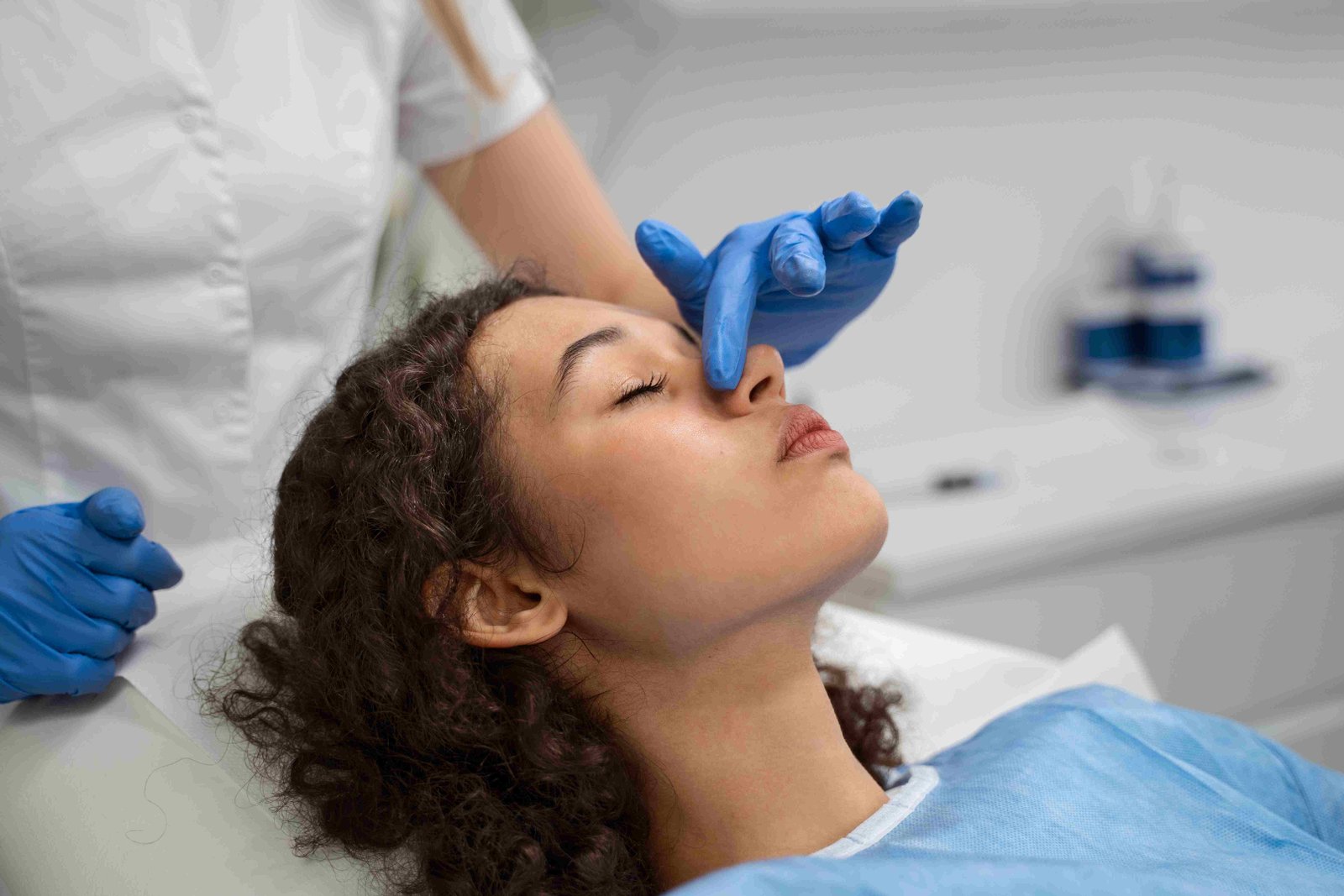 patient undergoing microneedling procedure 11zon